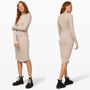 Lululemon‎ Om and On Dress Sandlot French Terry W1BYES Size Medium